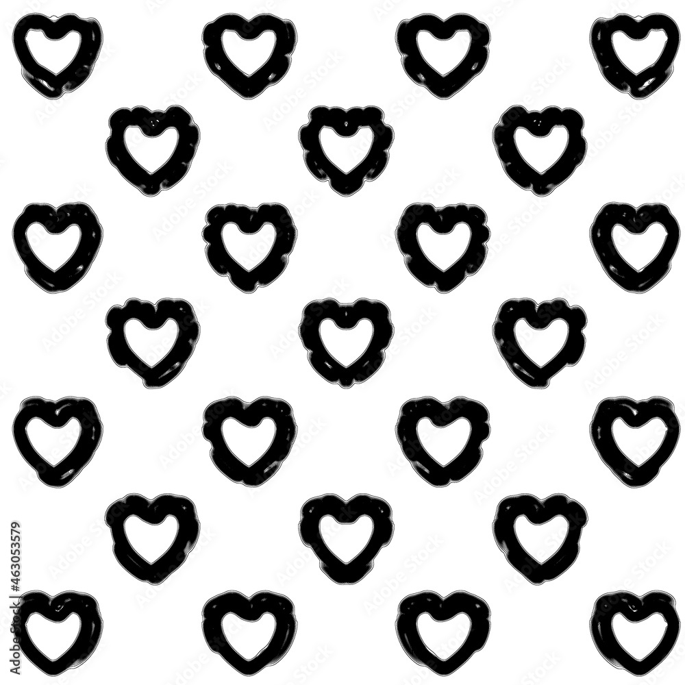 Repeating patterns with hearts. Raster illustration. Background for posters, postcards, banners, covers, albums, mobile screensavers, scrapbooking, advertising, blogs. Festive patterns with hearts. Repeating patterns with hearts. Raster illustration. Background for posters, postcards, banners, covers, albums, mobile screensavers, scrapbooking, advertising, blogs. Festive patterns with hearts.