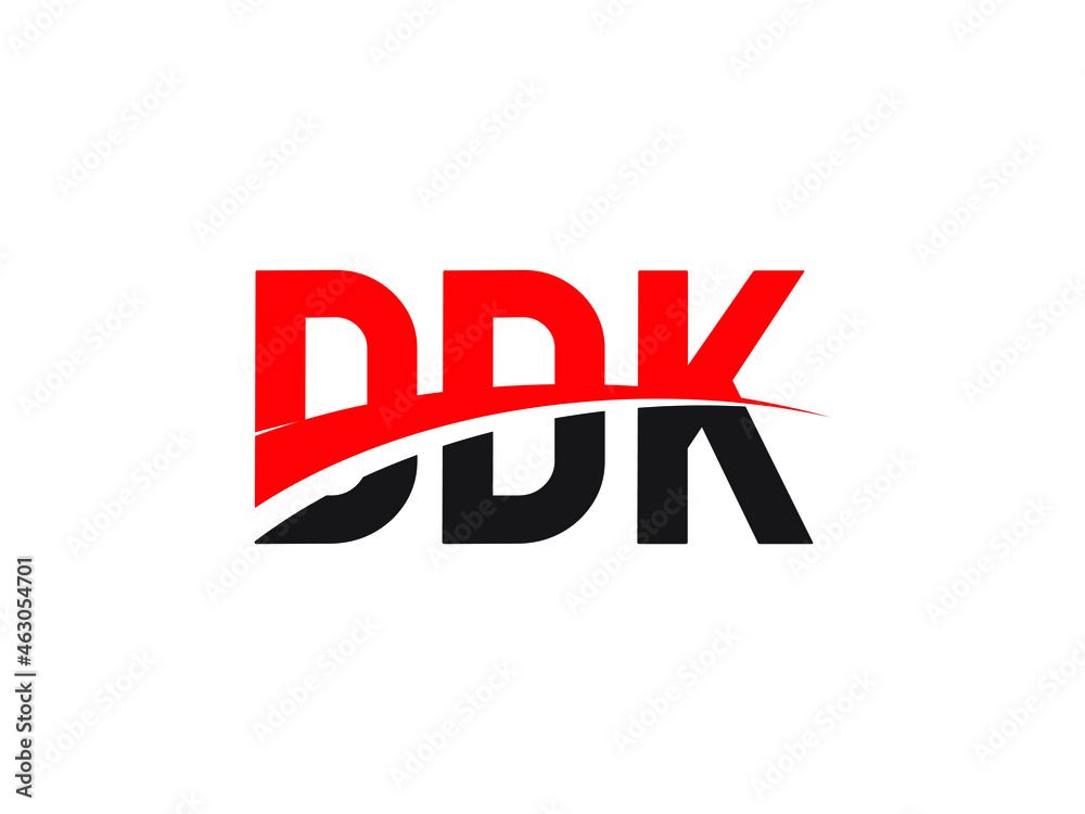 DDK Letter Initial Logo Design Vector Illustration