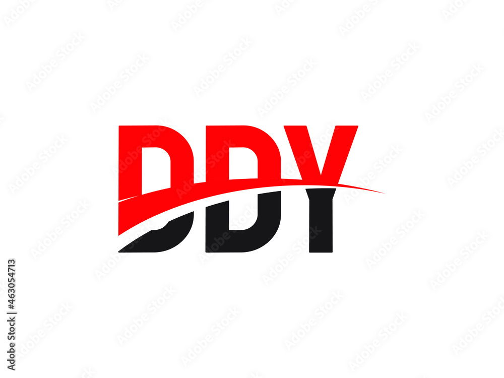 DDY Letter Initial Logo Design Vector Illustration