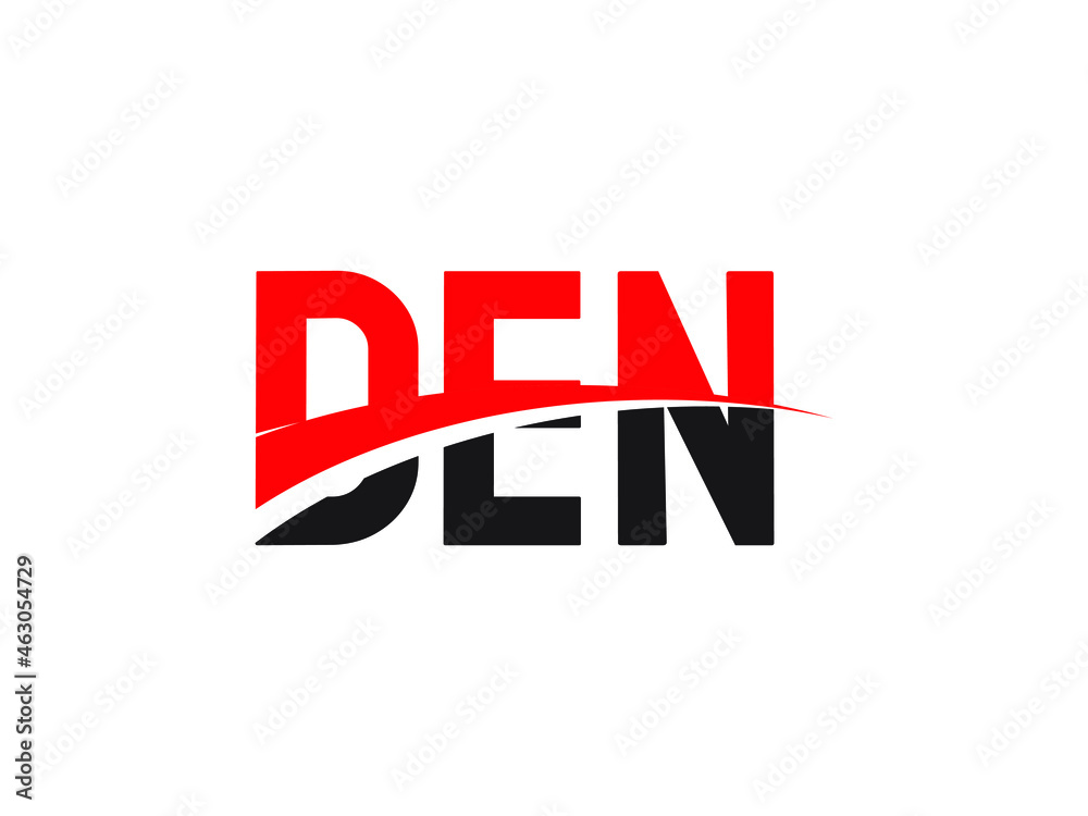 DEN Letter Initial Logo Design Vector Illustration DEN Letter Initial Logo Design Vector Illustration