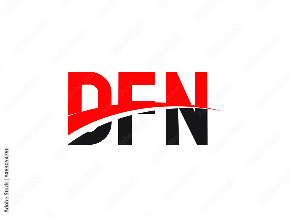 DFN Letter Initial Logo Design Vector Illustration DFN Letter Initial Logo Design Vector Illustration