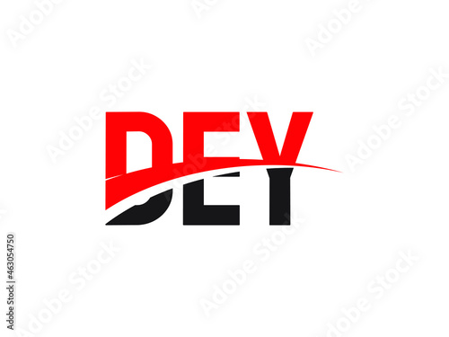 DEY Letter Initial Logo Design Vector Illustration