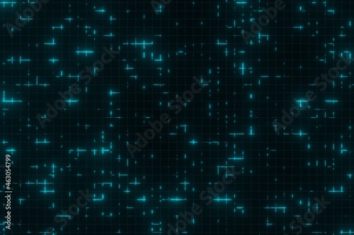 Futuristic Blue Glowing neon lines Lights SPACE background 3D rendering © korrakot sittivash