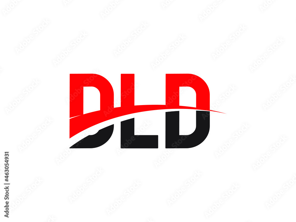 DLD Letter Initial Logo Design Vector Illustration DLD Letter Initial Logo Design Vector Illustration