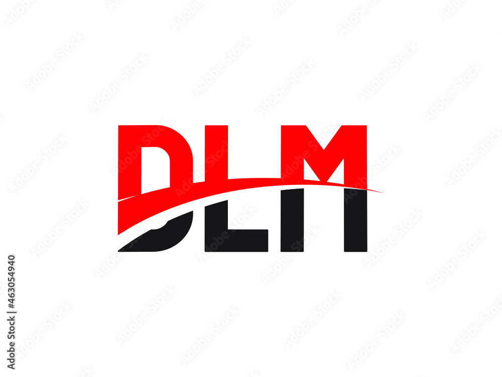 DLM Letter Initial Logo Design Vector Illustration DLM Letter Initial Logo Design Vector Illustration