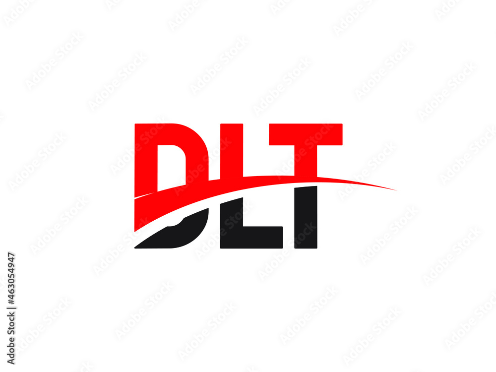 Fototapeta premium DLT Letter Initial Logo Design Vector Illustration
