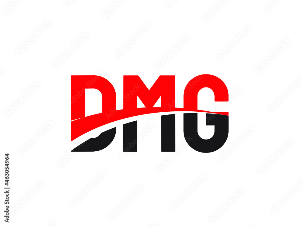 DMG Letter Initial Logo Design Vector Illustration