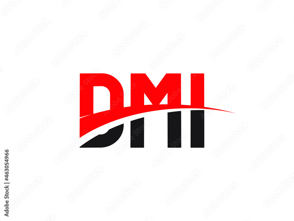 DMI Letter Initial Logo Design Vector Illustration