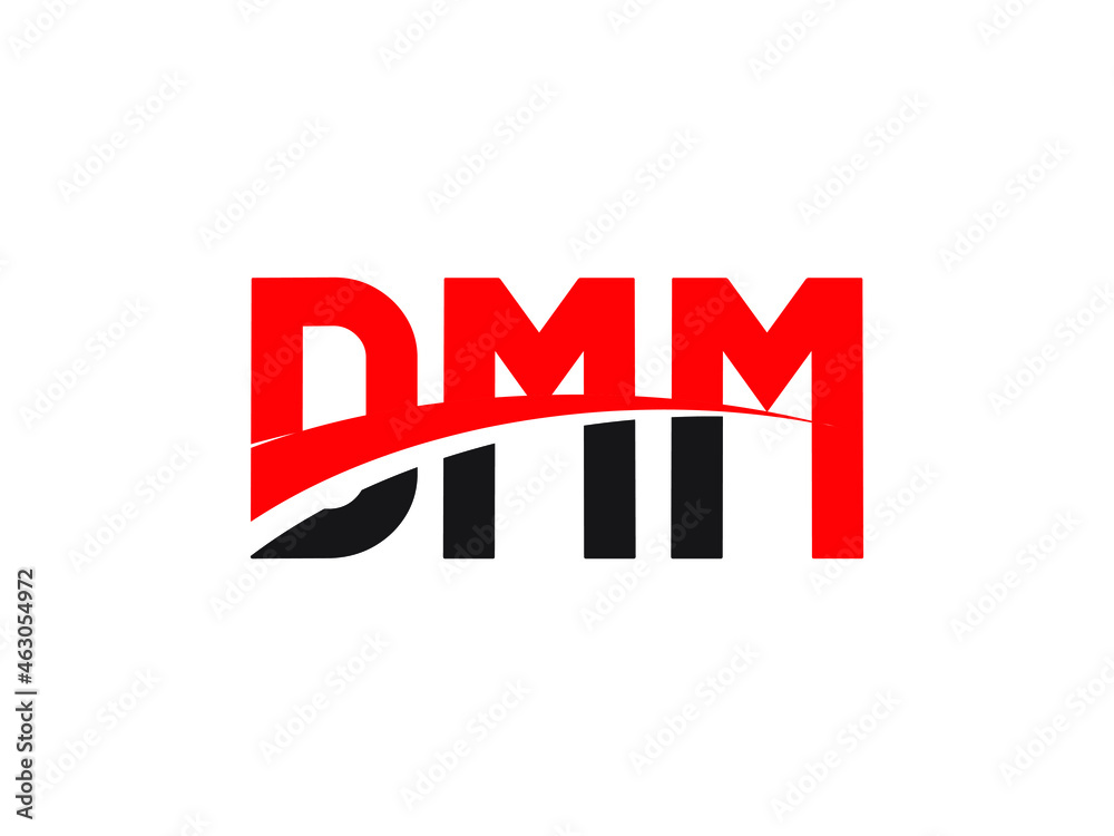 DMM Letter Initial Logo Design Vector Illustration