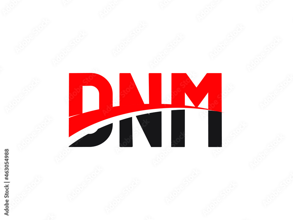 DNM Letter Initial Logo Design Vector Illustration