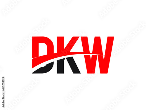 Free Download DKW Letter Initial Logo Design Vector Illustration - GFXLoad