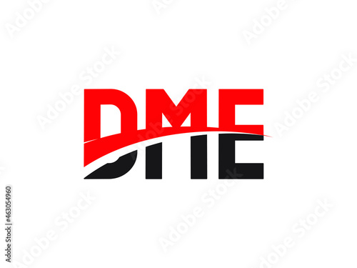 DME Letter Initial Logo Design Vector Illustration