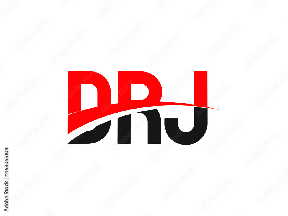 DRJ Letter Initial Logo Design Vector Illustration DRJ Letter Initial Logo Design Vector Illustration