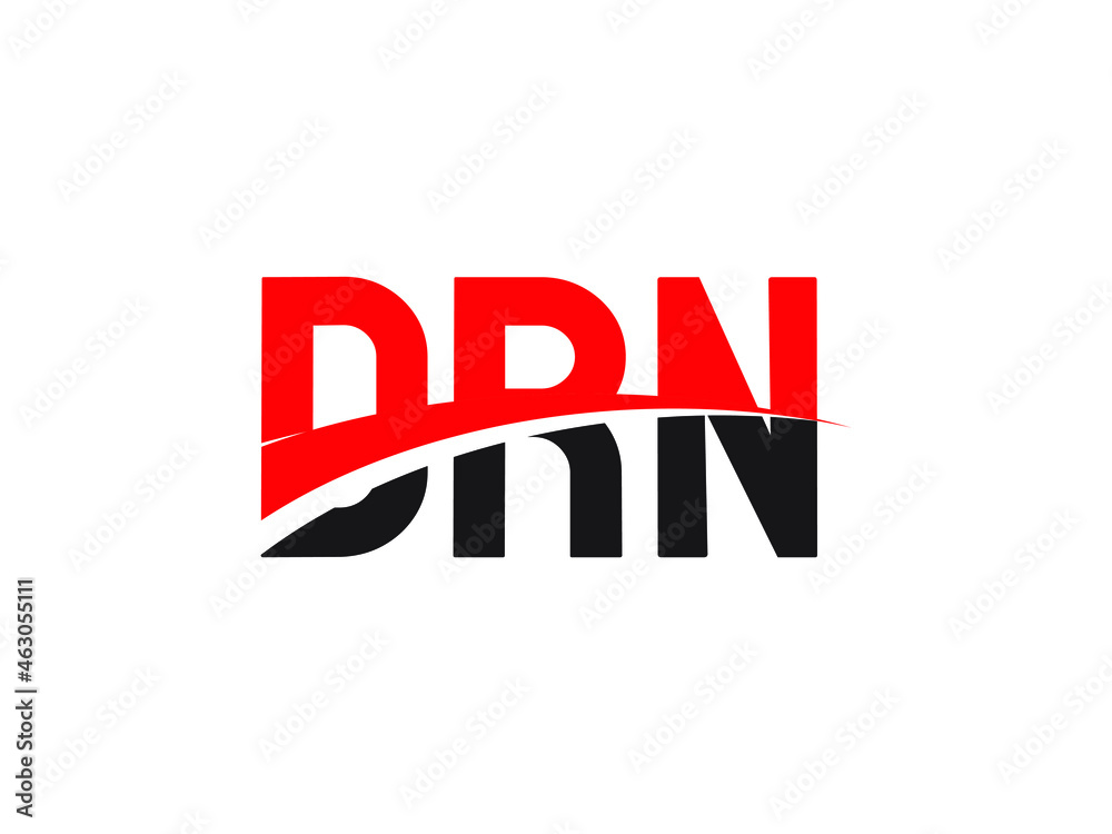 DRN Letter Initial Logo Design Vector Illustration