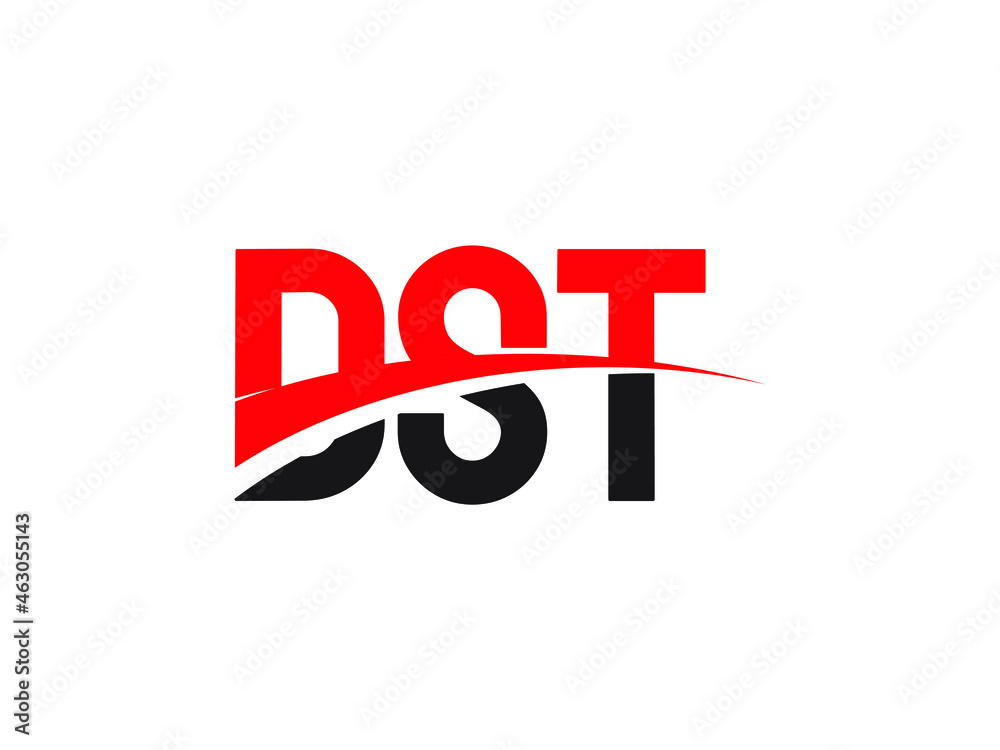 DST Letter Initial Logo Design Vector Illustration DST Letter Initial Logo Design Vector Illustration