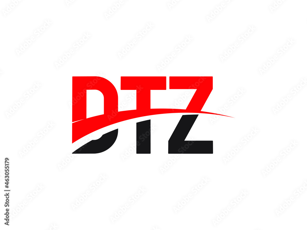 Fototapeta premium DTZ Letter Initial Logo Design Vector Illustration