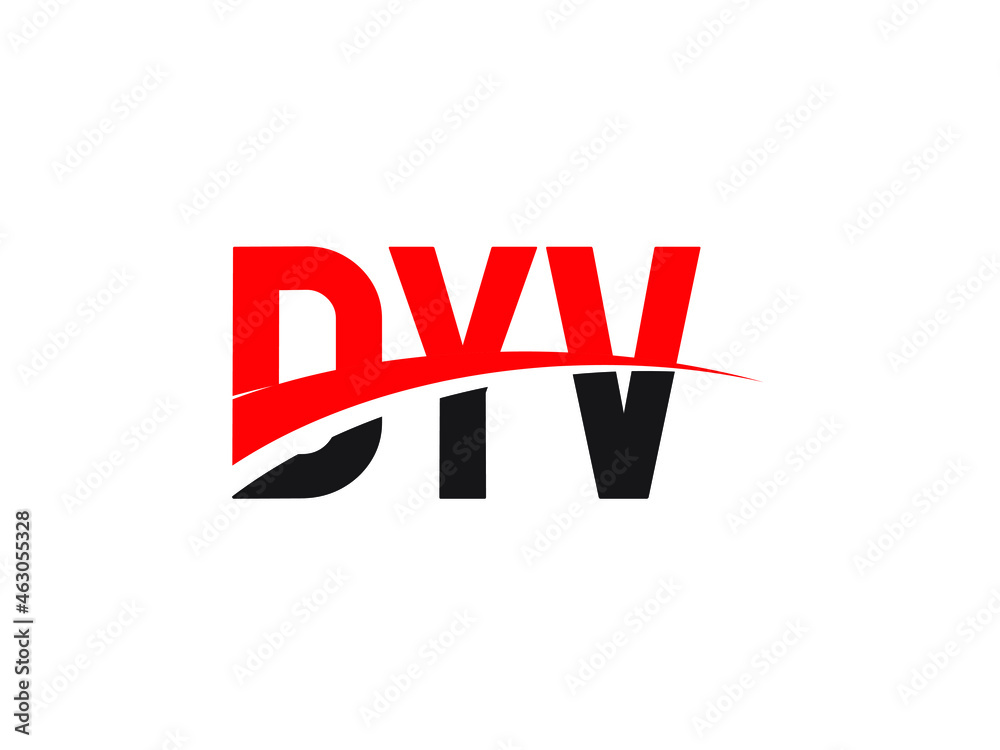 DYV Letter Initial Logo Design Vector Illustration