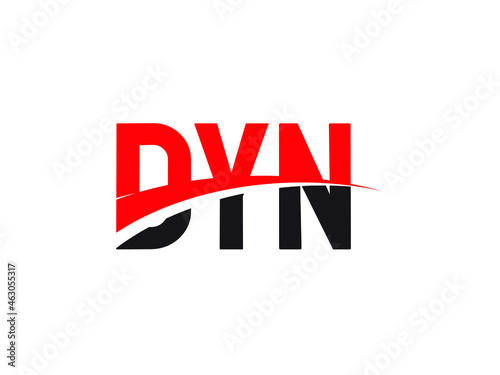 Free Download DYN Letter Initial Logo Design Vector Illustration - GFXLoad