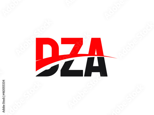 DZA Letter Initial Logo Design Vector Illustration