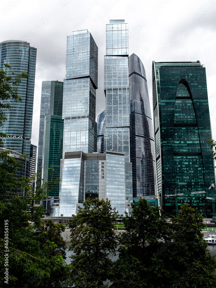 High-rise buildings of Moscow City