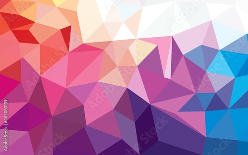 Dynamic Red low poly Abstract Background