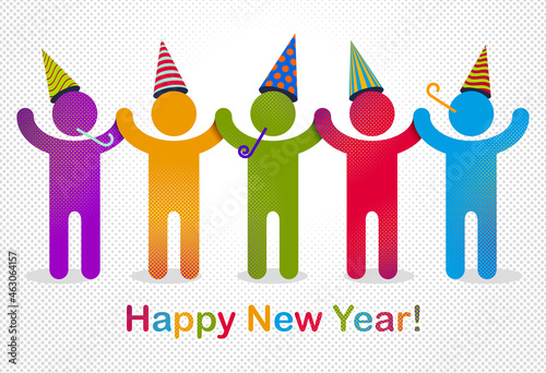 Happy New Year celebrating ...