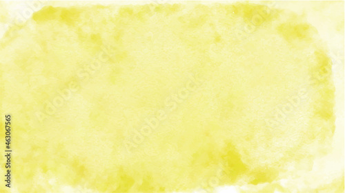 Yellow watercolor background for your design, watercolor background concept, vector.