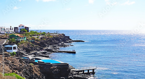 Paseo y piscinas de La Caleta, Valverde, El Hierro, Santa Cruz de Tenerife, Islas Canarias, España, Europa
 photo