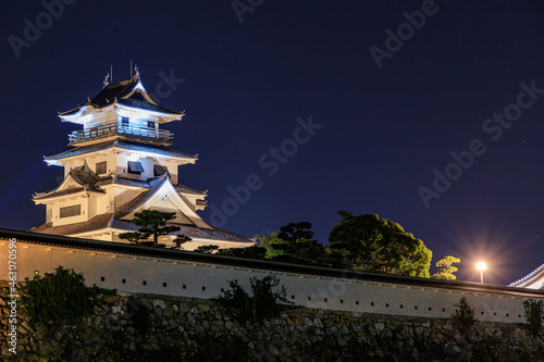 Wallpaper Mural ライトアップされた今治城　愛媛県今治市　Illuminated Imabari Castle Ehime-ken Imabari city Torontodigital.ca