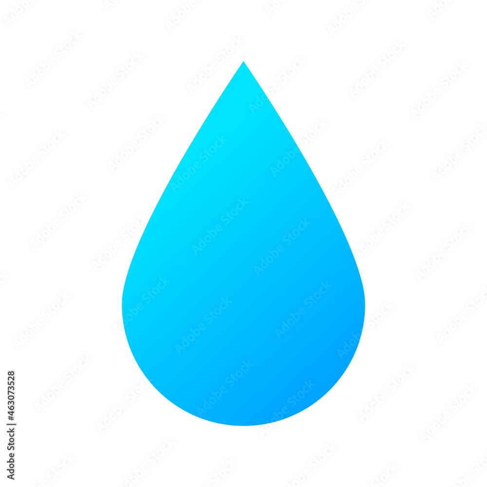 water drop Icon with gradient water drop Icon with gradient