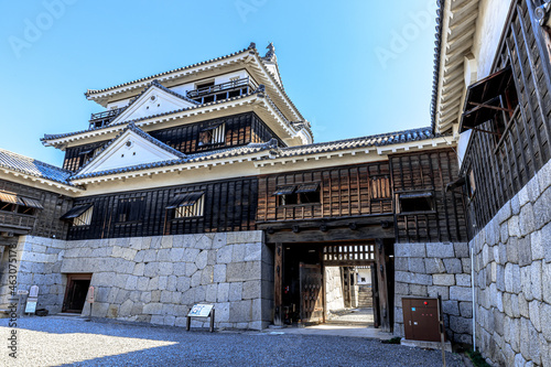 秋の松山城　愛媛県松山市　Matsuyama Castle in autumn  Ehime-ken Matsuyama city © M・H