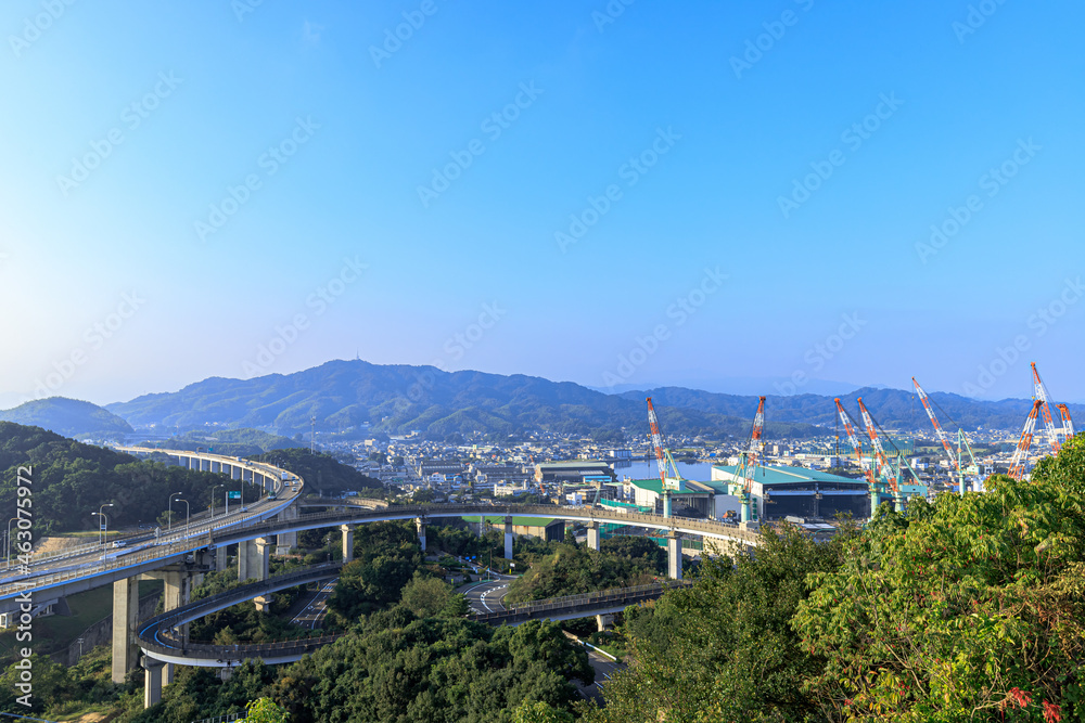 糸山展望台から見た景色　愛媛県今治市　View from Itoyama Observatory　Ehime-ken Imabari city