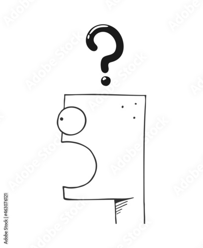 Surprised character expression