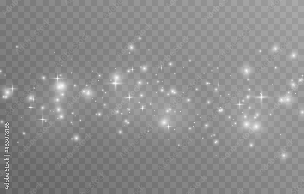 Vector magic glow. White dust, particle explosion png. Glittering fairy dust. Christmas light. Vector magic glow. White dust, particle explosion png. Glittering fairy dust. Christmas light.