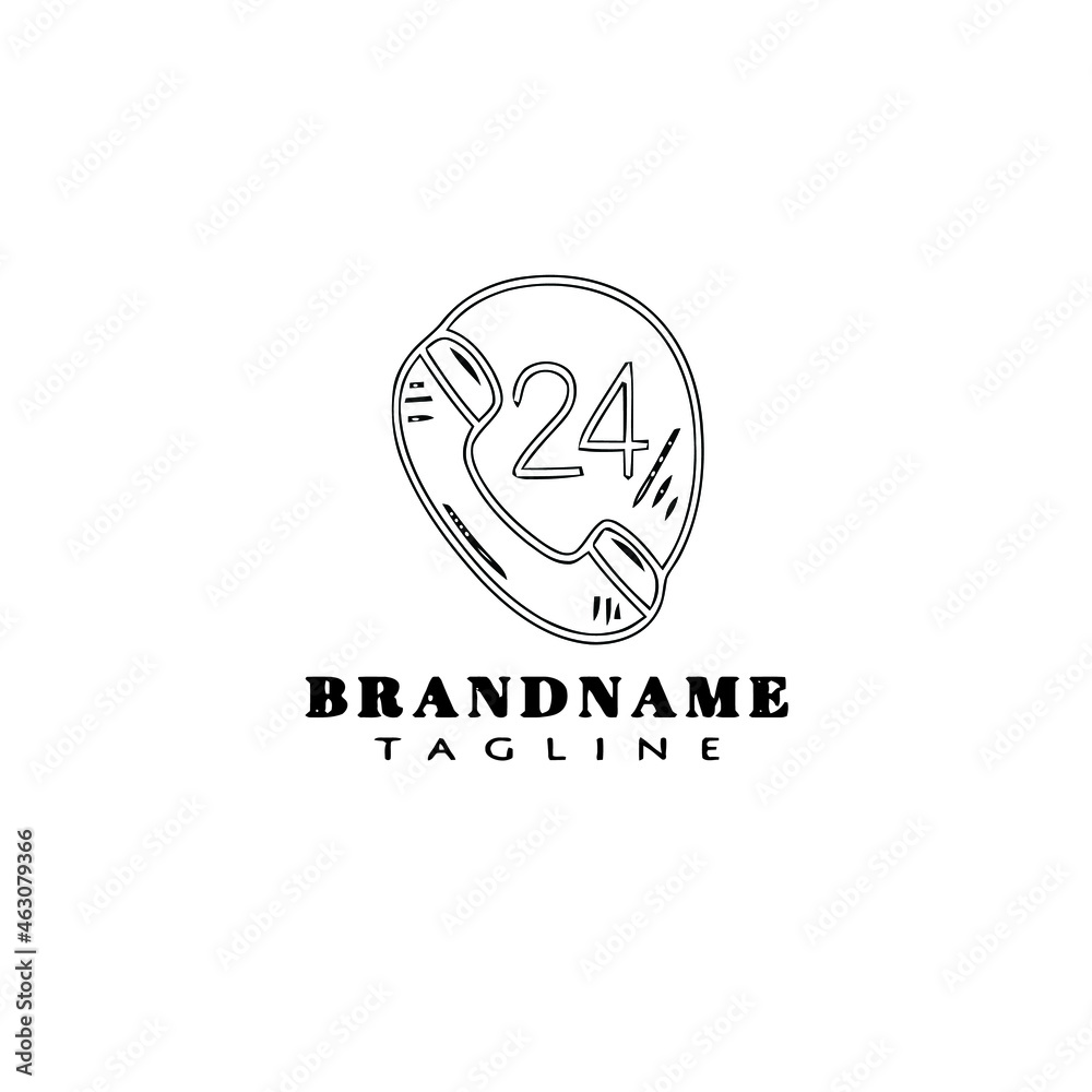 call center logo cartoon design template icon black isolated flat illustration call center logo cartoon design template icon black isolated flat illustration
