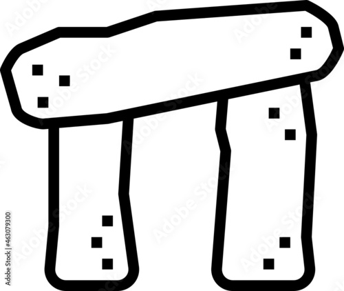 stonehenge outline icon