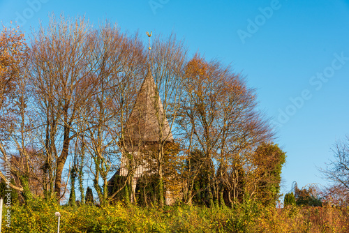 Die nach den beiden Aposteln benannte Kirche St. Peter und Paul in Sehestedt Schleswig-Holstein am Nord-Ostsee-Kanal photo