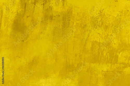 Yellow painted canvas backdrop