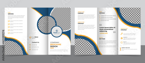 Creative Corporate modern Business Trifold Template Design