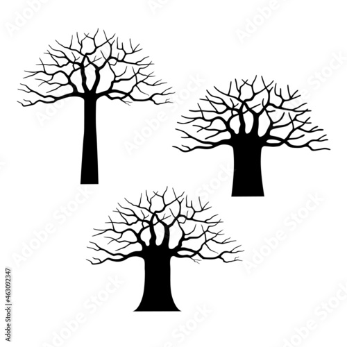Silhouette tree