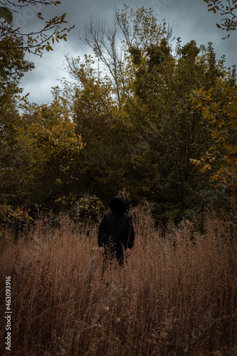 man in the forest grass © Едуард Сухотеплий