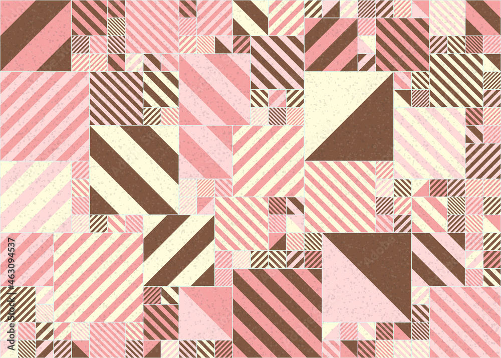 Abstract Geometric Pattern generative computational art illustration