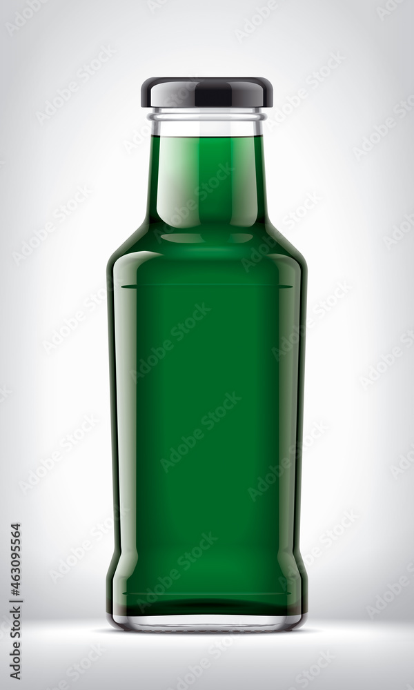 Glass Bottle on background. Glass Bottle on background.