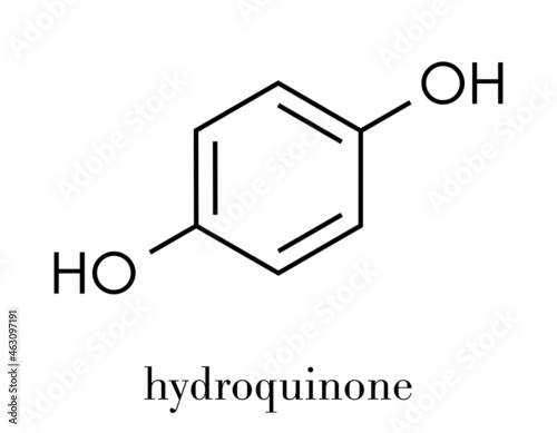 Photographie Hydroquinone reducing agent molecule