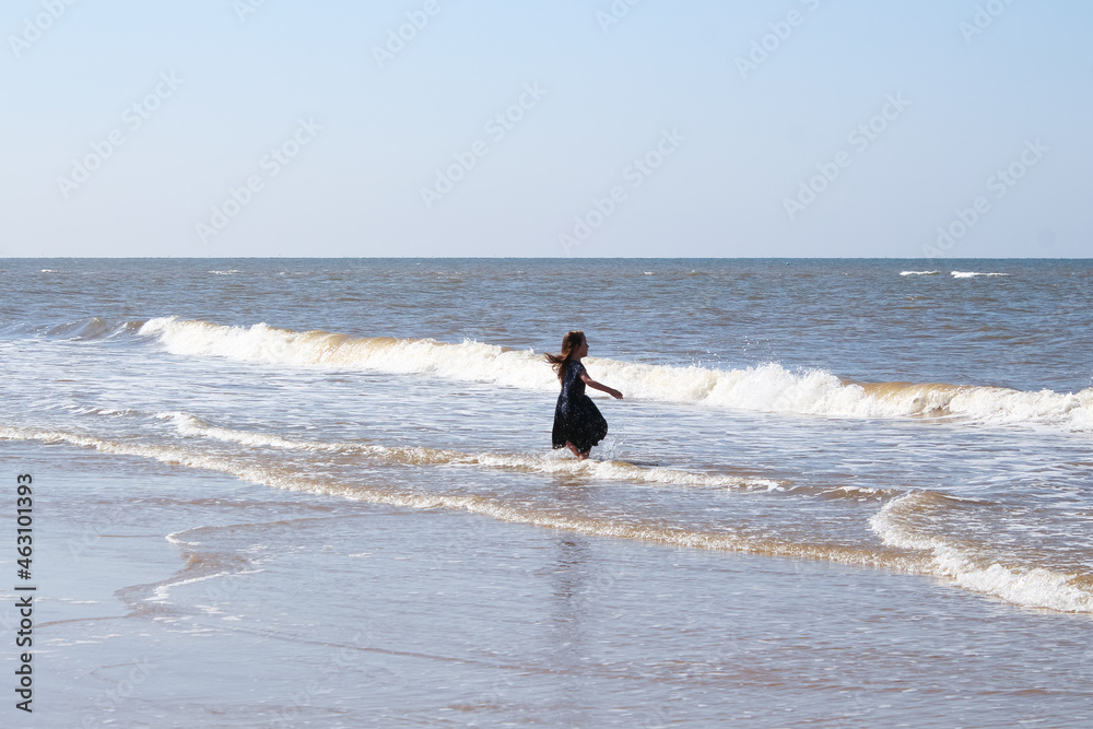 surfer on the beach