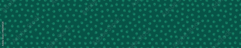 Seamless pattern with green stopwatch icons