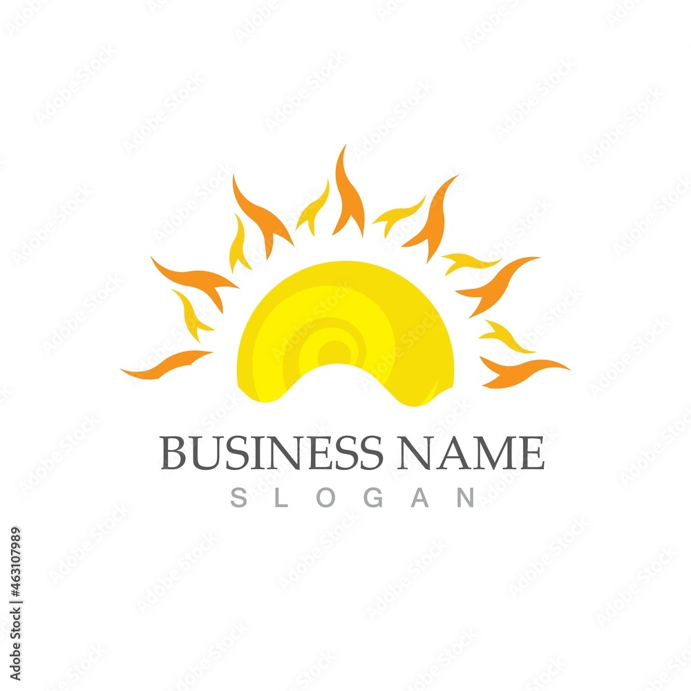 Sun Vector illustration Icon Sun Vector illustration Icon