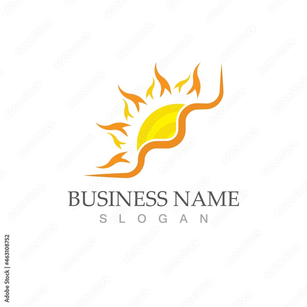 Sun Vector illustration Icon Sun Vector illustration Icon