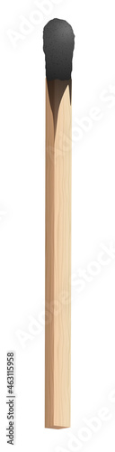 Match stick burned