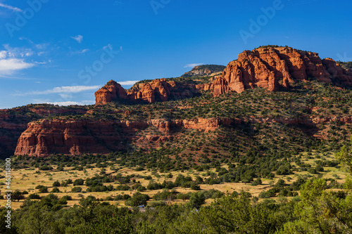 Sunny landscape of Sedona